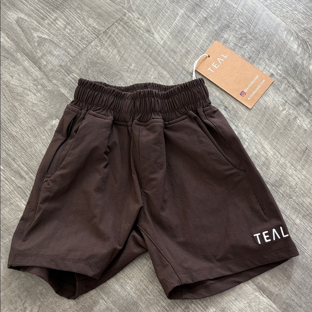 Active by Teal boys Brown Shorts 12-18m - Picture 2 of 5